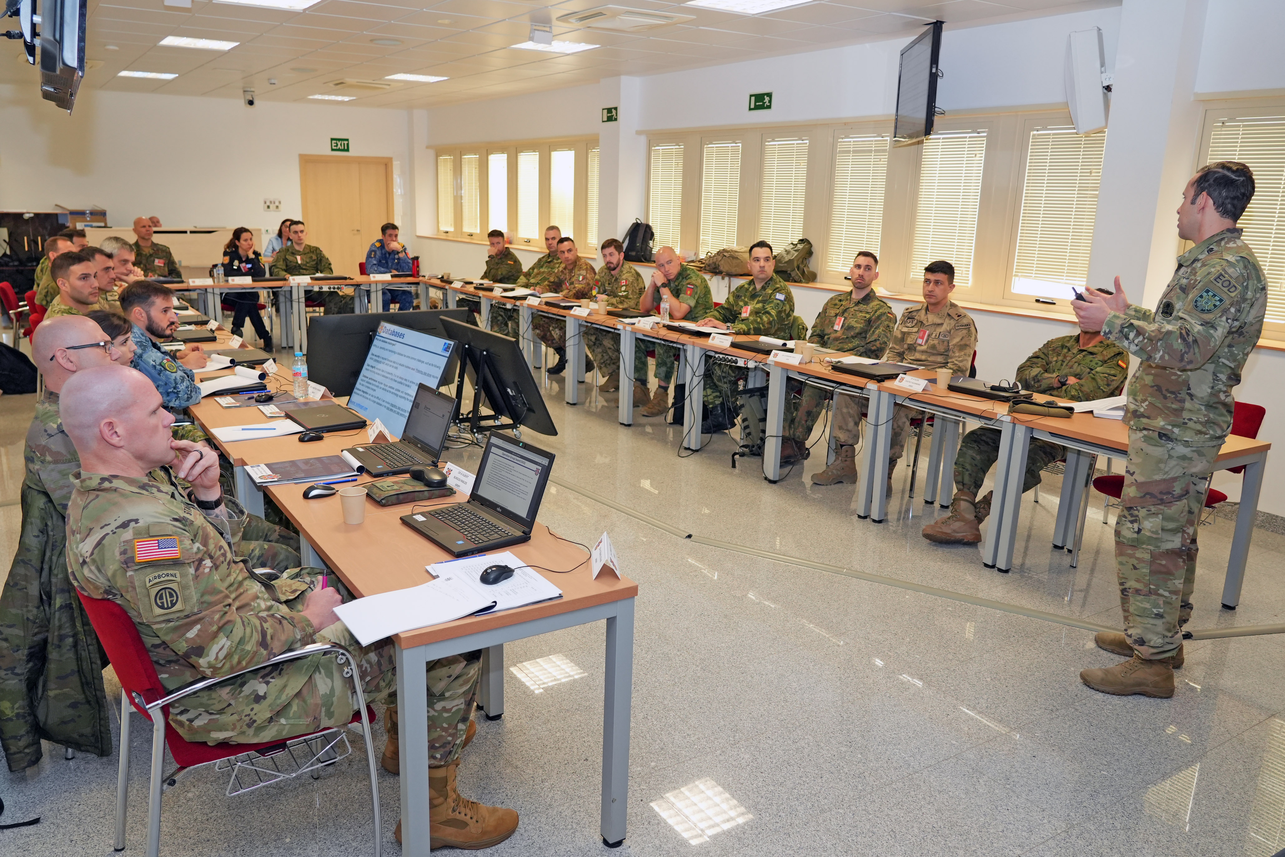 CSOC 26.1 (C-IED Staff Officers Course) gathers 23 students from 12 nations